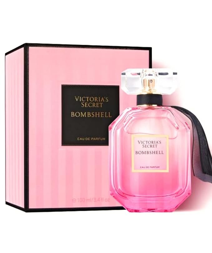 Victoria's Secret Bombshell Eau de Parfum, Women's Perfume, Notes of White Peony, Sage, Velvet Musk, Bombshell Collection.